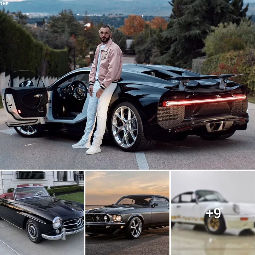 “Benzema’s Impressive Assortment of Vintage Automobiles”