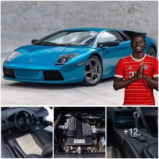 “Sadio Mané’s Epic Win: Conquering the Lamborghini Murcielago 40th Anniversary Supercar’s Powerhouse Performance”